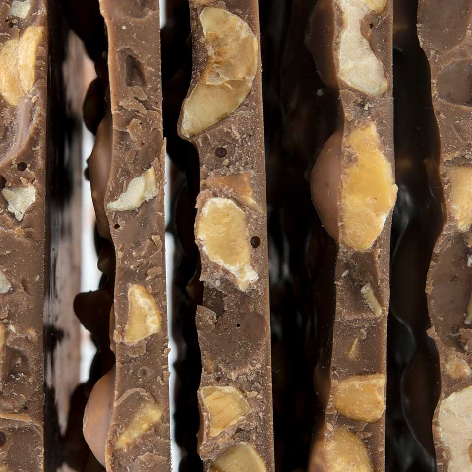 tavolette cluster in cioccolato